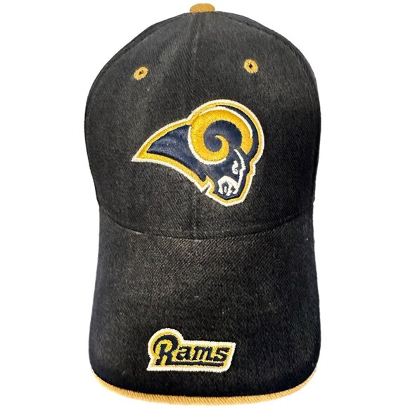 Los Angeles St. Louis Rams NFL Twins Enterprise Strapback Cap Hat VINTAGE NWOT - Picture 2 of 8